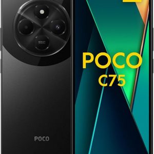 Xiaomi POCO C75 4G Black-Smartphone 8+256GB, 2.0GHz, Immersive 6.88" display, Massive 5160mAh battery, Clear 50MP AI dual camera, Powerful octa-core processor (UK Version + 2 Years Warranty)