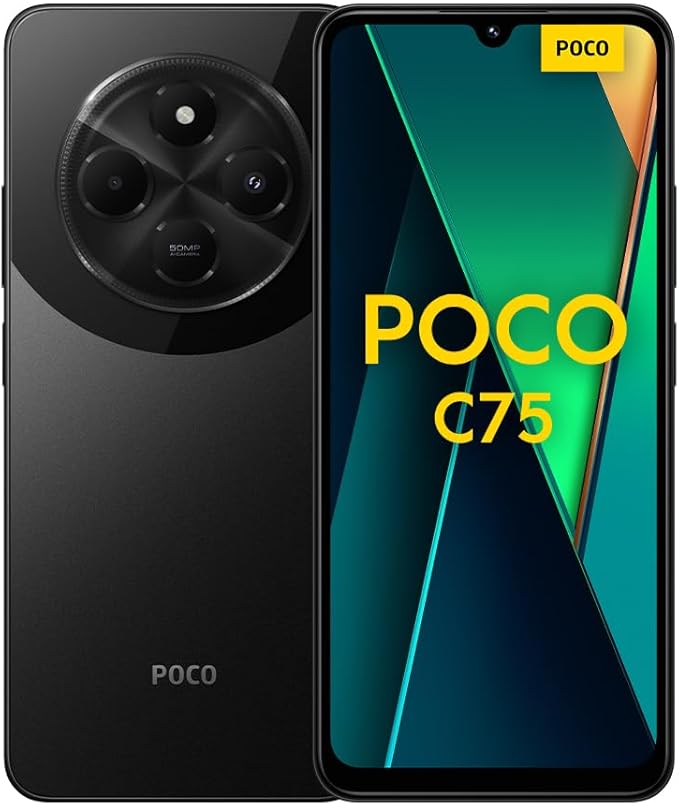 Xiaomi POCO C75 4G Black-Smartphone 8+256GB, 2.0GHz